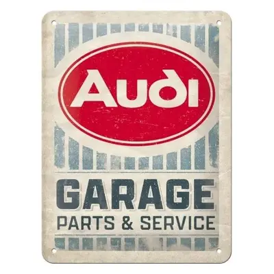 Plechová cedule Audi - Garage Parts & Service