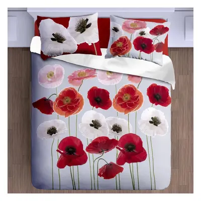 Gipetex Natural Dream 3D italské povlečení 100% bavlna Poppies - 140x200 / 70x90 cm