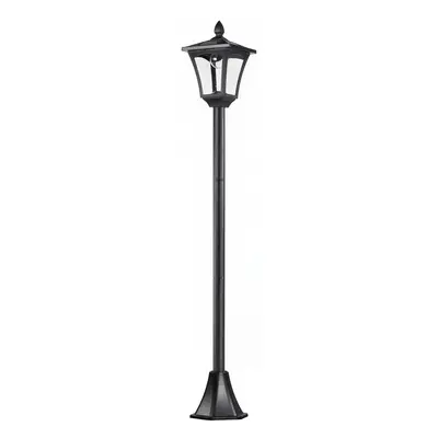 Outsunny Solární zahradní lucerna Lantern Path Light s LED 40 lumenů černá 18 x 18 x 160cm | Aos