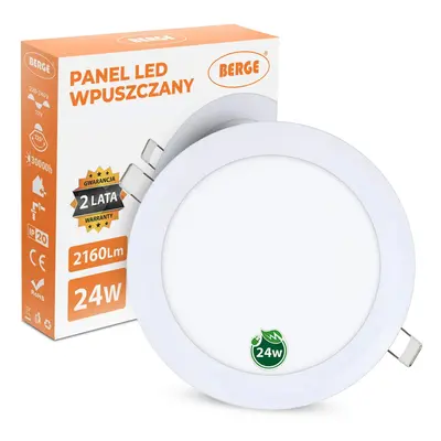 MILIO Podhledové svítidlo MD0012 DOWNLIGHT LED P/T VIGO-R - 24 W - studená bílá