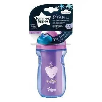 Tommee Tippee Láhev se slámkou Girl 260ml, 12m+