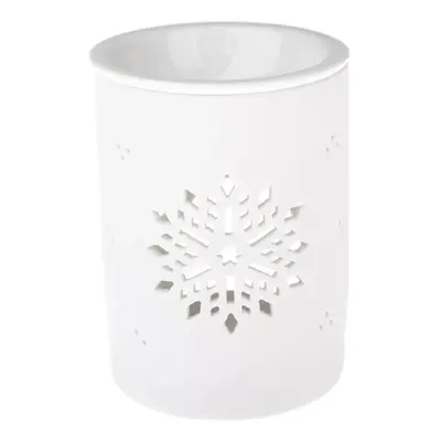 Bílá porcelánová aromalampa Dakls, výška 12,2 cm