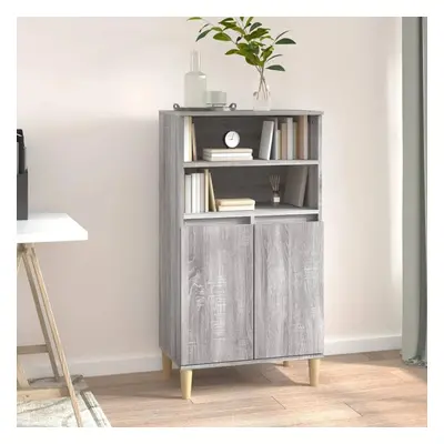 Skříň highboard šedá sonoma 60 x 36 x 110 cm kompozitní dřevo