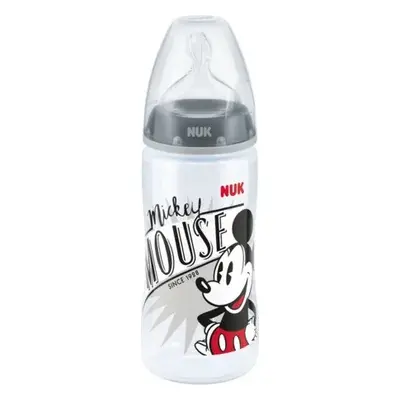 Kojenecká láhev na učení NUK Disney Mickey s kontrolou teploty 300 ml