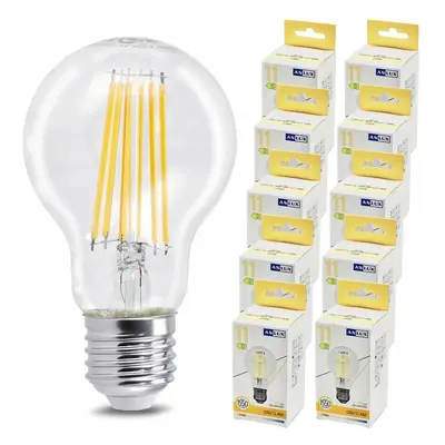 Anlux 10x LED žárovka E27 - 11W - 1540lm - teplá bílá