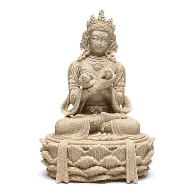 Milujeme Kameny Buddha s dordže a zvonkem - soška Feng Shui - písková