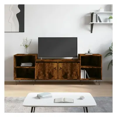 TV skříňka kouřový dub 160x35x55 cm kompozitní dřevo