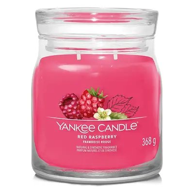 Yankee Candle vonná svíčka Signature ve skle střední Red Raspberry 368g