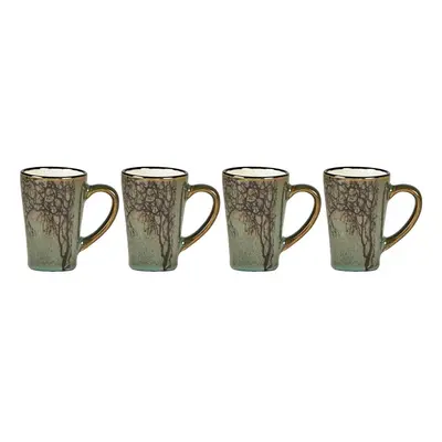 Villa Collection Hrnek na espresso se stromem Hela Green 0,1l (set 4 ks)