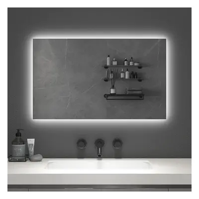 Infračervený topný panel MIRROR LED 450W | 80x60 cm | WiFi termostat | Dálkový ovladač | Zrcadlo