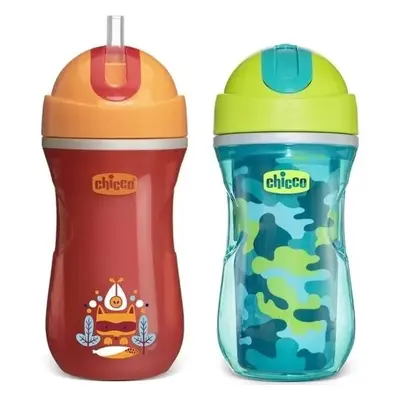 Chicco hrníček Sport termo s brčkem 266 ml, 14m+