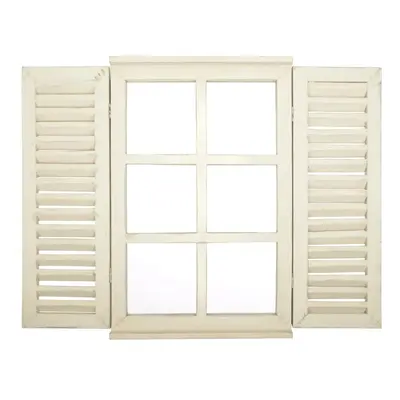 Venkovní zrcadlo s dřevěným rámem 39x59 cm Window – Esschert Design