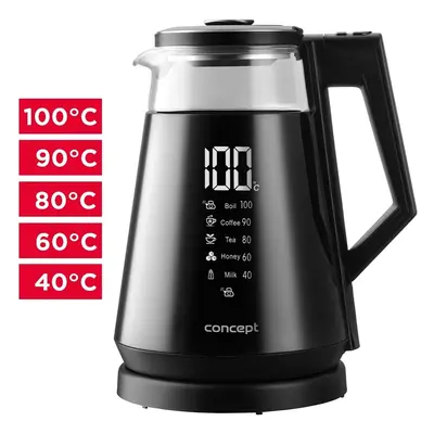 Concept RK4170 digitální rychlovarná konvice Thermosense 1,7 l