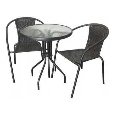 zahradní balkonový bistro set NINA 3dílný