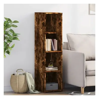 Skříň highboard kouřový dub 30 x 41 x 124 cm kompozitní dřevo