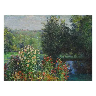 Obrazová reprodukce The Rose Bushes in the Garden at Montgeron (1876), Claude Monet