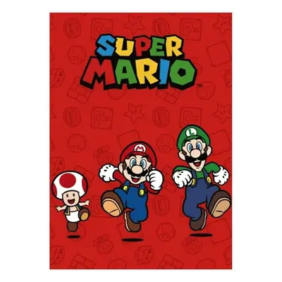 Fleecová deka Super Mario & Luigi & Toad - 100 x 140 cm