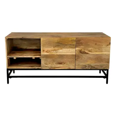 furniture-nabytek.cz - Stolek pod tv z masivu mango 130x60x45