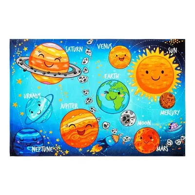 Obsession koberce AKCE: 120x170 cm Dětský kusový koberec Torino kids 230 SOLAR SYSTEM - 120x170 