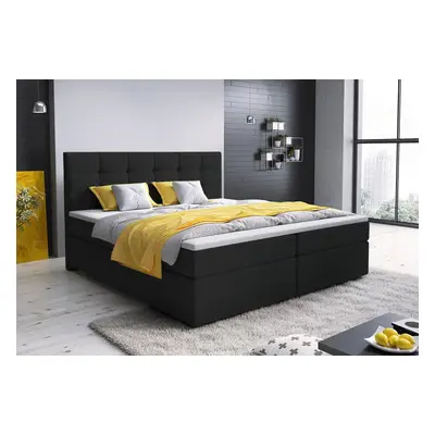 Expedo Čalouněná postel boxspring GLOSE, 160x200, cosmic 100 + vrchní matrace