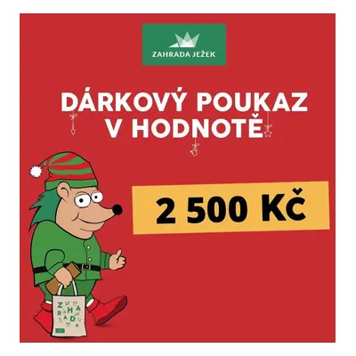 Dárkový poukaz v hodnotě 2500 Kč ZJPOUKAZ2500