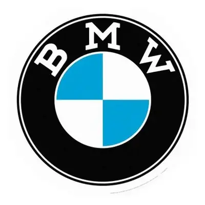 Plechová cedule BMW