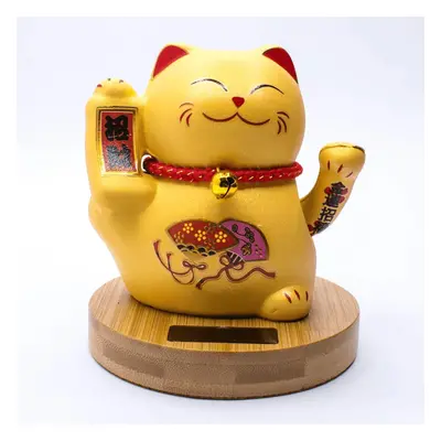 Milujeme Kameny Maneki neko - mávající kočička Solar - Feng shui H