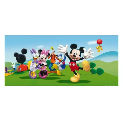 Dětská fototapeta Mickey Mouse a kamarádi, 202 x 90 cm