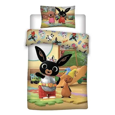 Jerry fabrics Disney povlečení do postýlky Králíček Bing 052 baby 100x135 + 40x60 cm