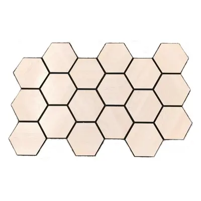 Akustický panel Hexagon LAN-601 872x579x10mm Bříza