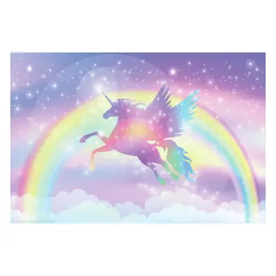 Plakát, Obraz - Rainbow Unicorn