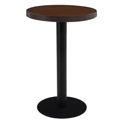 Bistro stolek tmavě hnědý 50 cm MDF