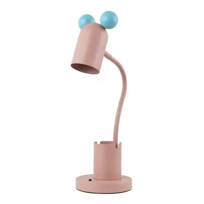 Světle modro-růžová stolní lampa s kovovým stínidlem (výška 50 cm) Mouse – GTV