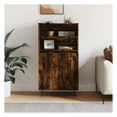 Skříň highboard kouřový dub 60 x 36 x 110 cm kompozitní dřevo