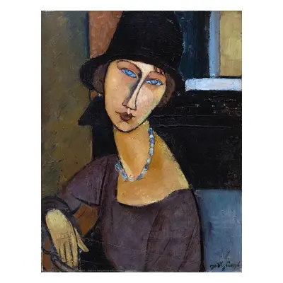 Obrazová reprodukce Jeanne Hebuterne wearing a hat, Amedeo Modigliani