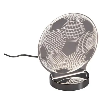 Neonová stolní lampa transparentní vč. LED stmívatelná do teplého světla - Soccer