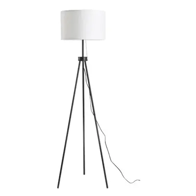 HOMCOM Stojací lampa trojnožka, černá-bílá, 152 cm B31-187V90