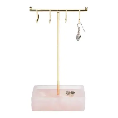 Stackers, Stojan na šperky Small Rose Quartz T-Bar | růžová 75481