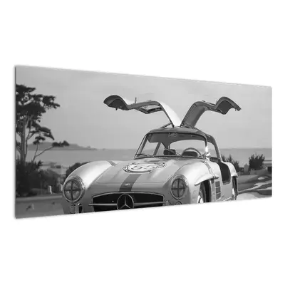 Mercedes-Benz 300SL - moderní obraz (100x40cm)