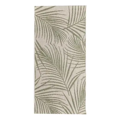 TRENDY koberec Cottage II wool/ jungle green 67x130cm