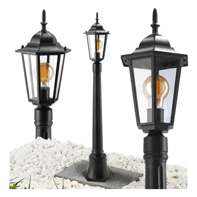 BERGE Zahradní lampa Sloup Lucerna LED E27 105cm