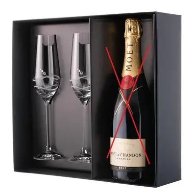 Diamante Swarovski Venezia Champagne Set 230 ml 2 ks