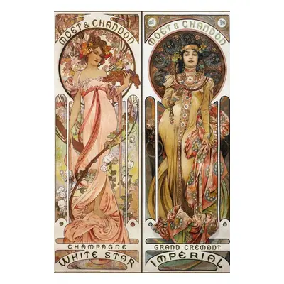 Plakát, Obraz - Moet & Chandon, Alfons Mucha