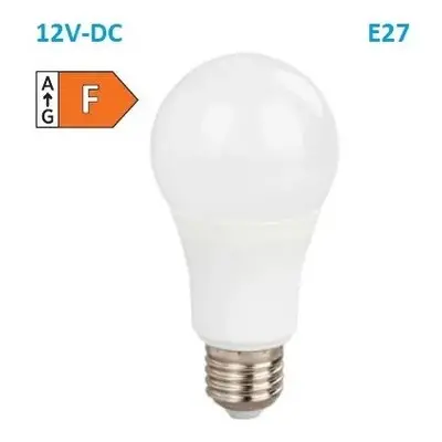 Diolamp SMD LED žárovka matná Special Voltage A60 10W/12V-DC/E27/6000K/910Lm/230°