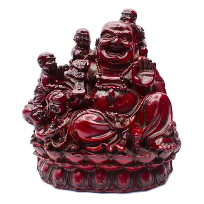 Milujeme Kameny Smějící se Buddha sedící - soška Feng shui