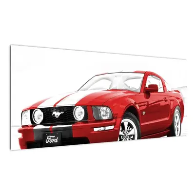 Ford Mustang - obraz auta (100x40cm)