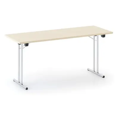 Skládací konferenční stůl FOLDING, 1600 x 800 mm, buk