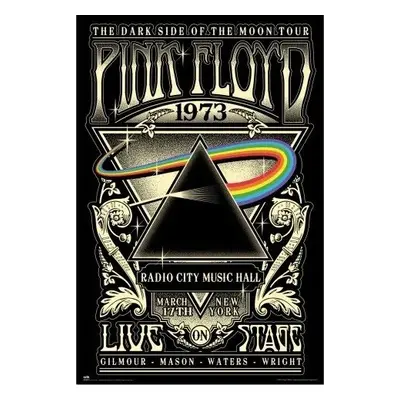 Plakát, Obraz - Pink Floyd - The Dark Side of the Moon Tour 1973