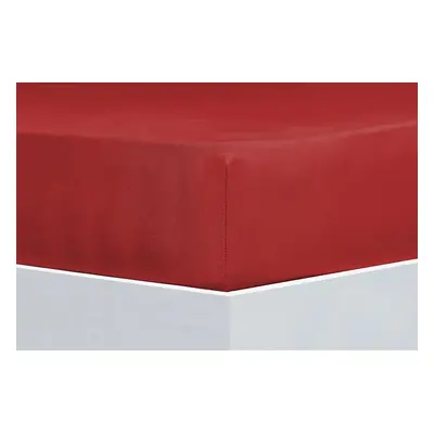 Prostěradlo Florella Fein Jersey 55 Bordo, 90-100x200 cm