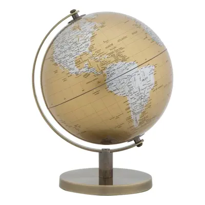 Stolní dekorace ve zlato-stříbrné barvě Mauro Ferretti Globe, výška 28 cm